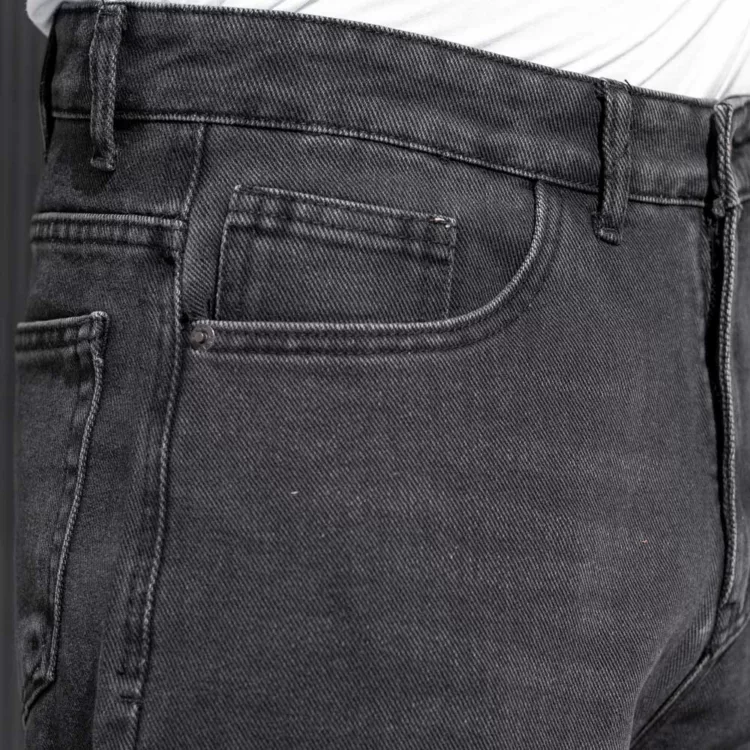 شلوار جین بگ مردانه ذغالی کد 25200