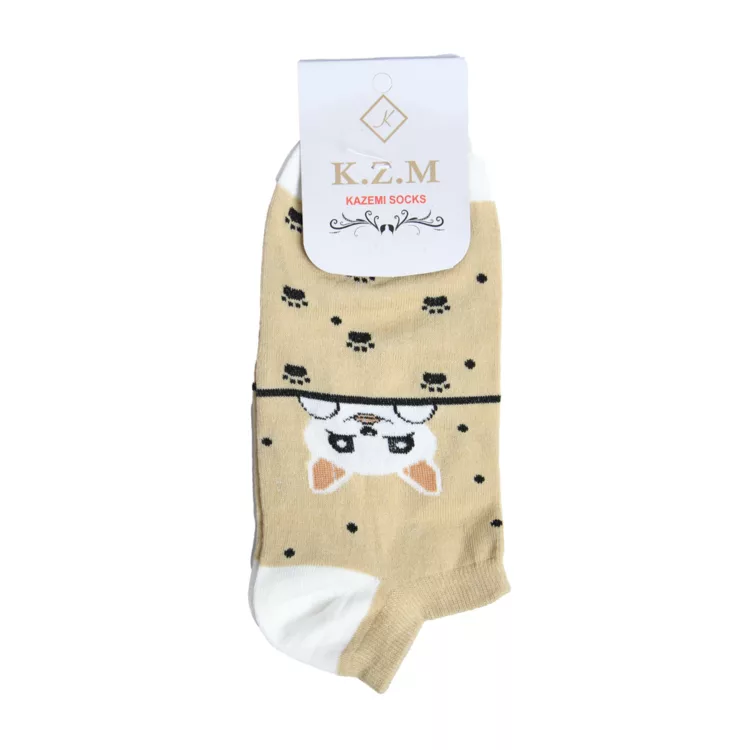 جوراب مچی دخترانه طرح گربه کد 25069