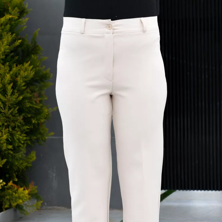 شلوار دخترانه مازراتی کرم کد 25022