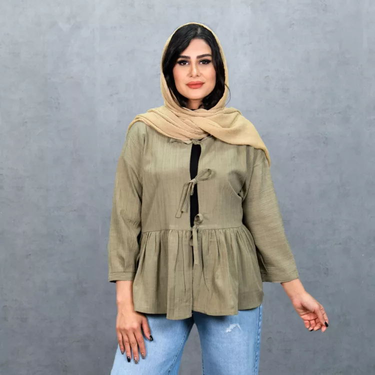 مانتو دخترانه عروسکی کد 25124