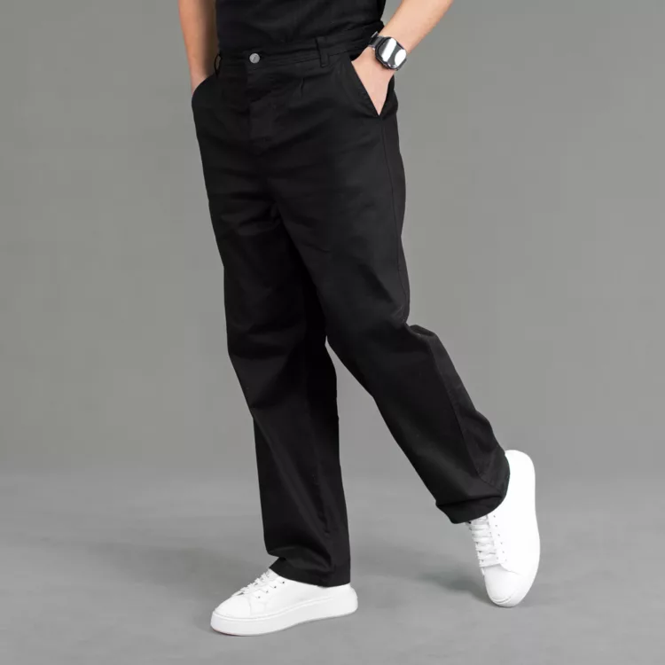 شلوار جین مردانه بگ مشکی کد 23754