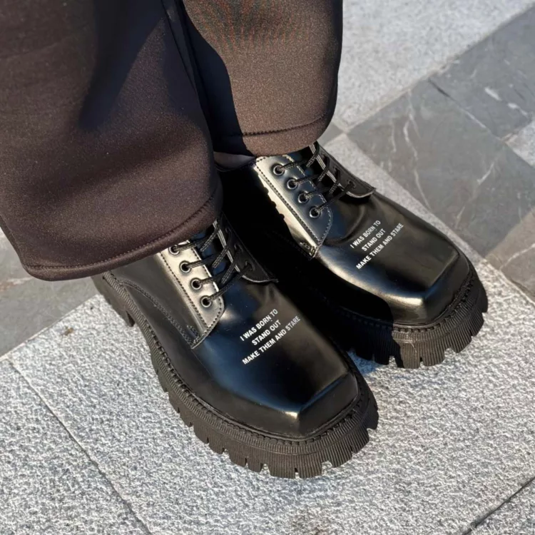 کفش مردانه بالنسیاگا مشکی کد 25140