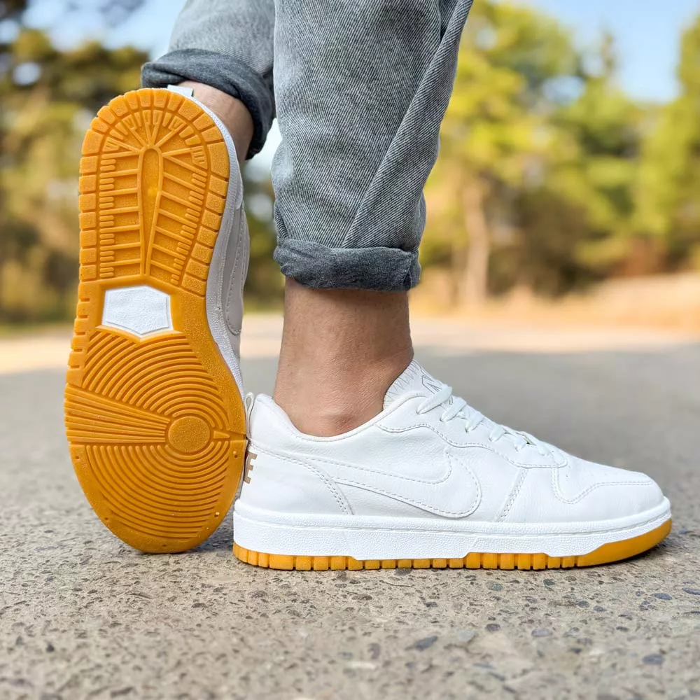 کتانی مردانه نایک سفید کد 24788