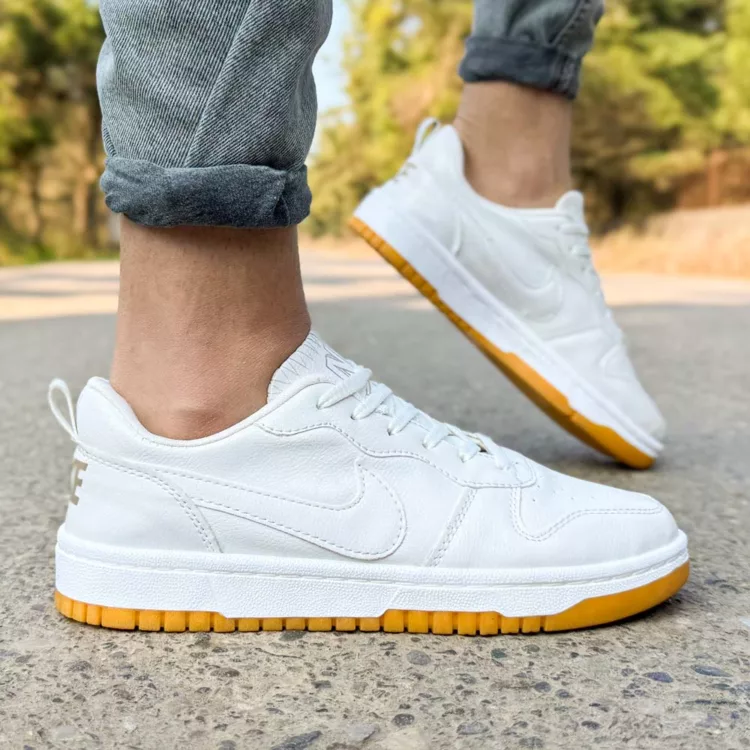 کتانی مردانه نایک سفید کد 24788