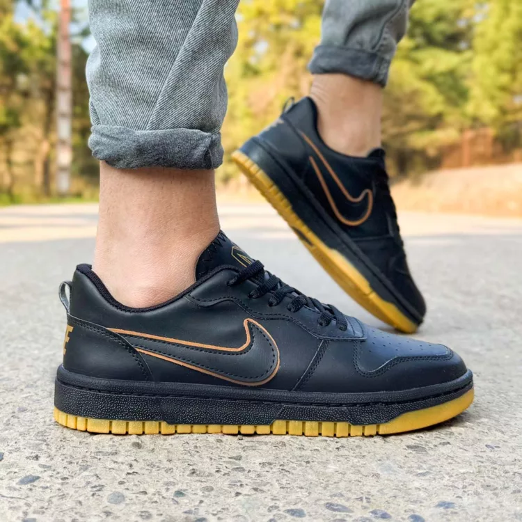 کتانی مردانه نایک مشکی کد 24789