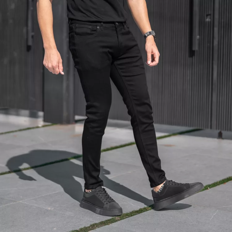 شلوار جین مشکی کد 25312