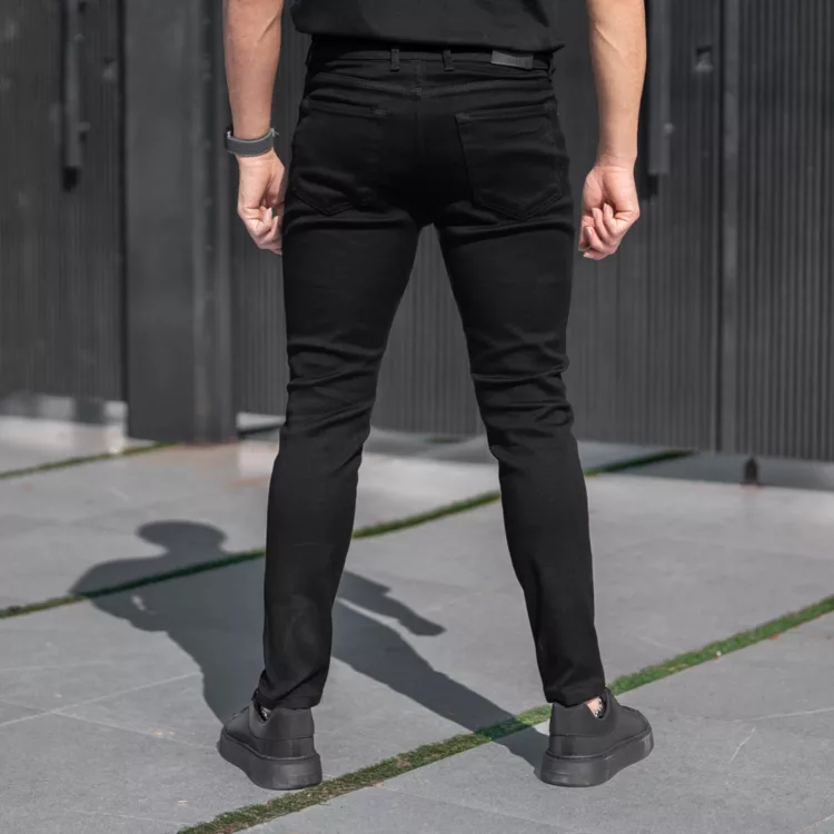 شلوار جین مشکی کد 25312