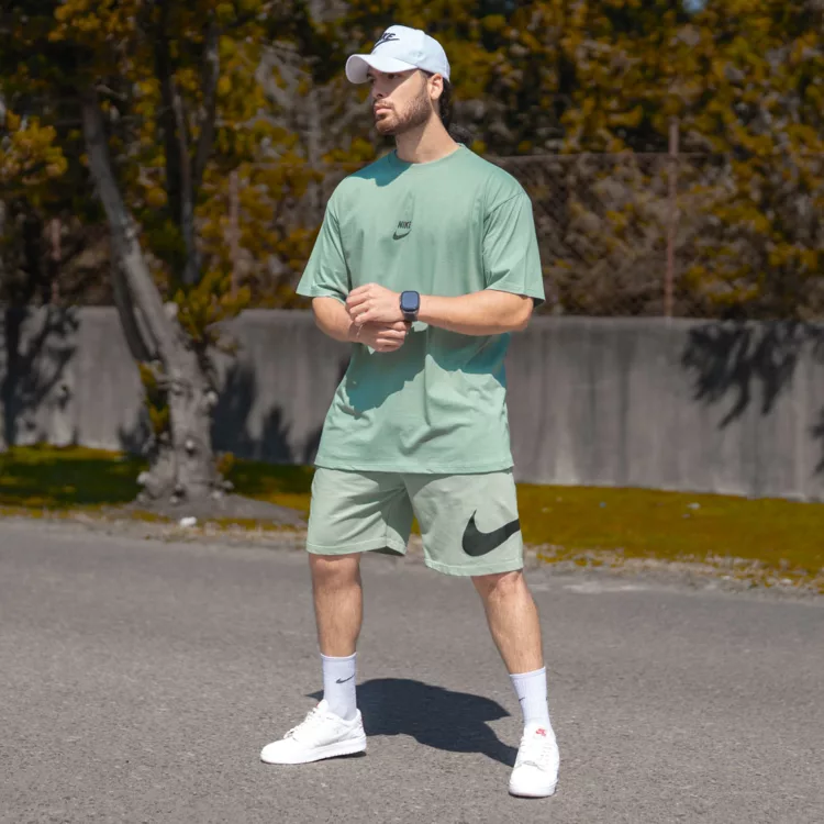 ست تیشرت و شلوارک مردانه نایک کد 25462