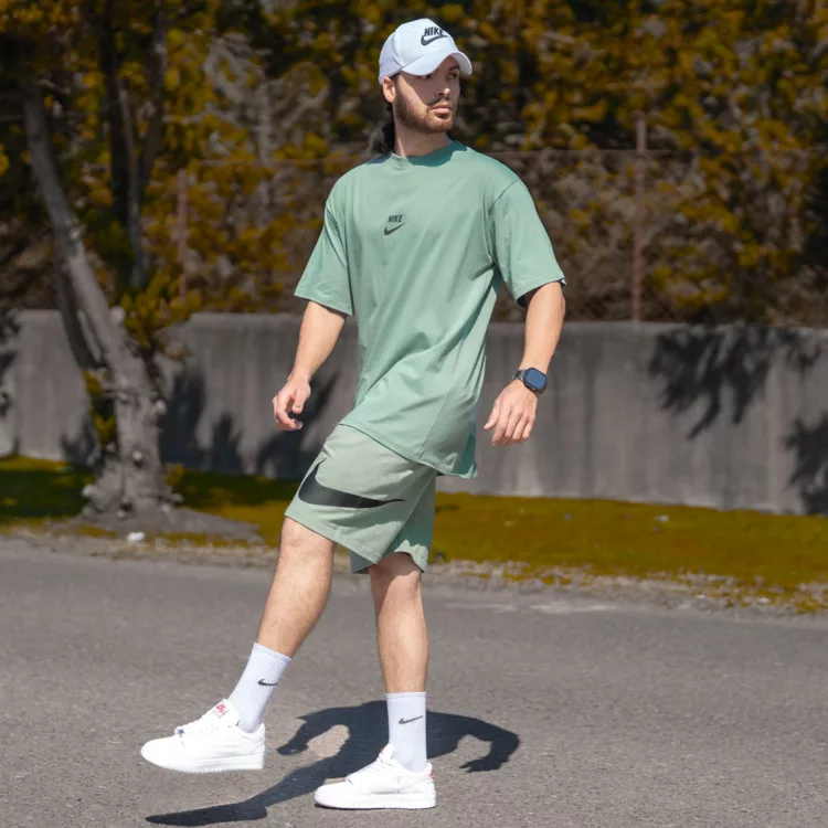 ست تیشرت و شلوارک مردانه نایک کد 25462