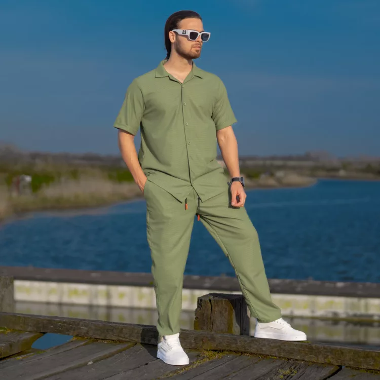 ست پیراهن و شلوار مردانه مراکش کد 25606