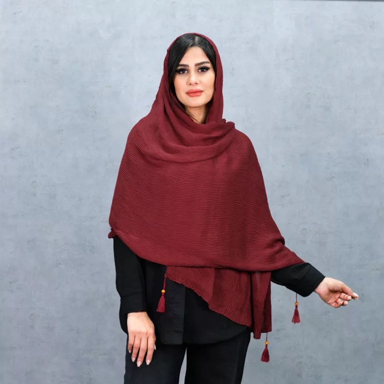 شال منگوله دار دخترانه کد 25184