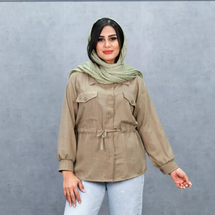مانتو دخترانه عروسکی کد 25147