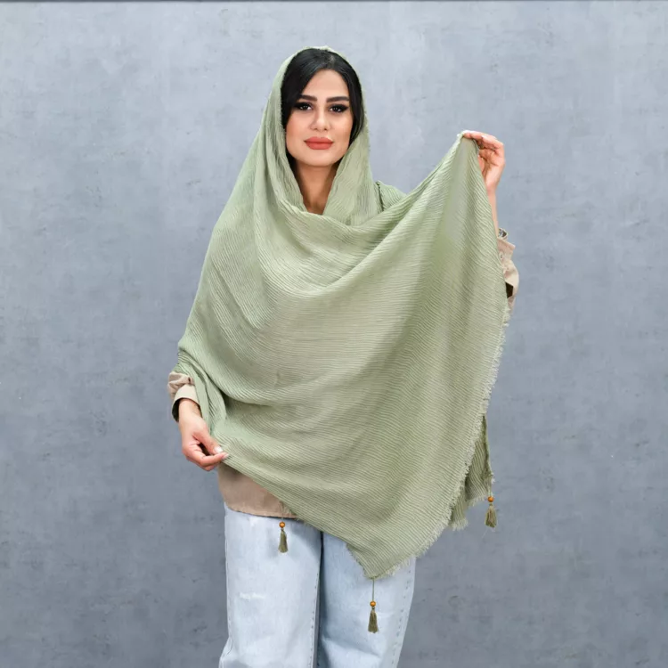 شال منگوله دار دخترانه کد 25247