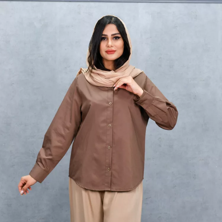شومیز دخترانه موکا کد 25341