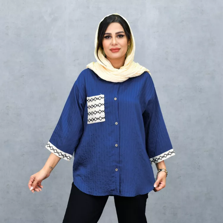 مانتو دخترانه خامه دوزی کد 25421