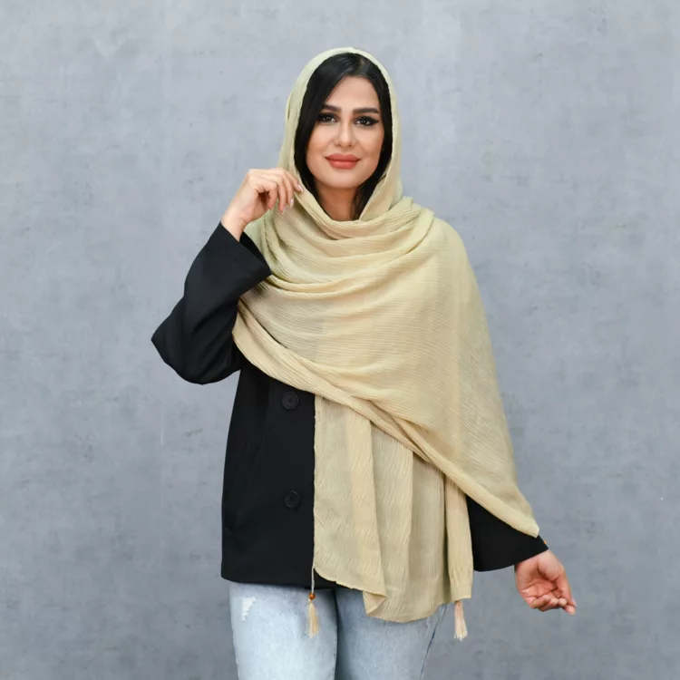 شال منگوله دار دخترانه کد 25273