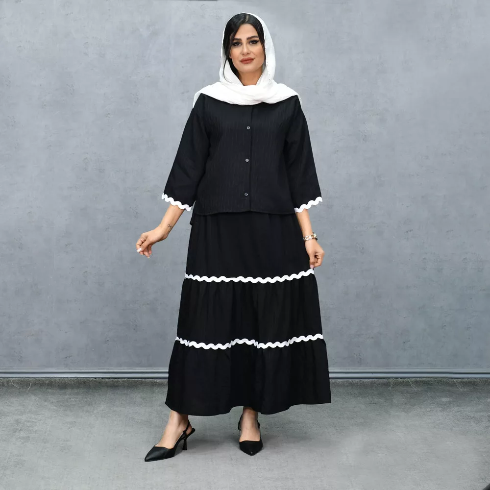 ست شومیز و دامن کد 25441