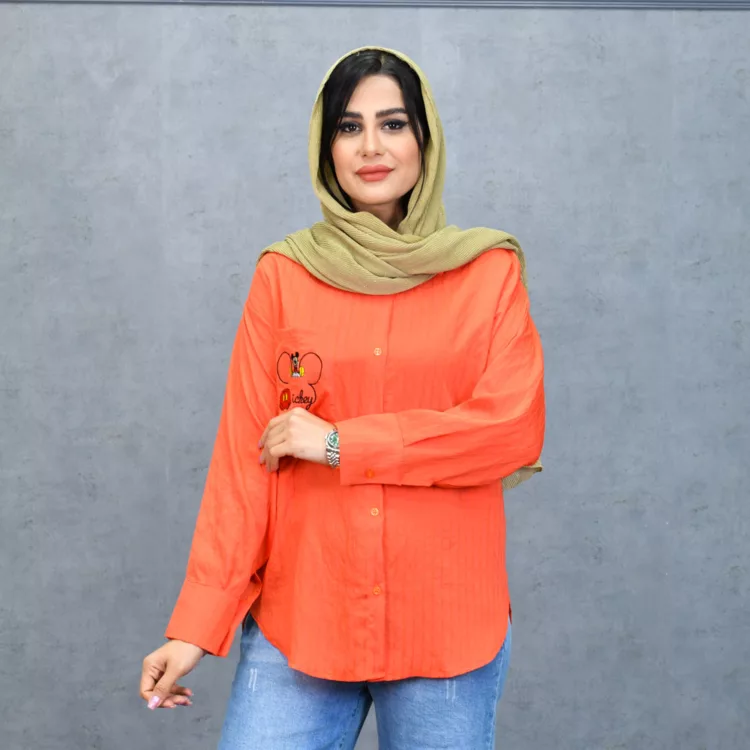 مانتو دخترانه میکی موس کد 25414
