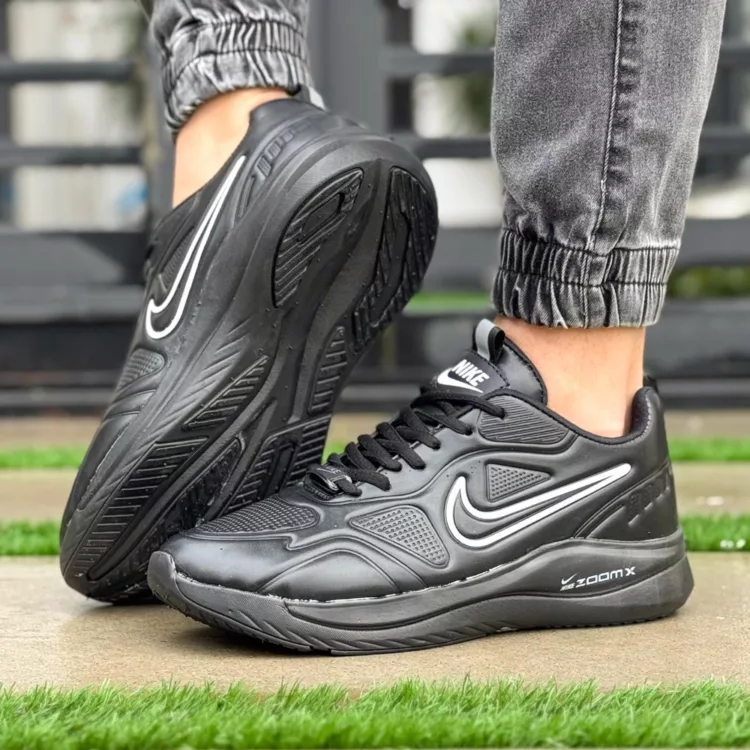 کتانی مردانه نایک مشکی کد 25212