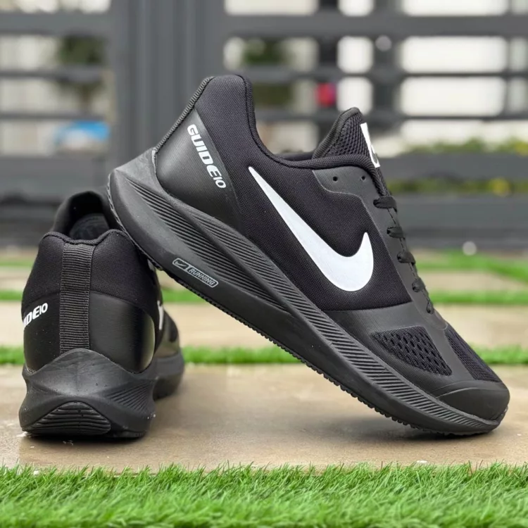 کتانی مردانه سایز بزرگ نایک مشکی کد 25218