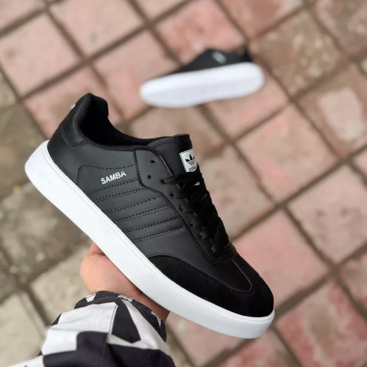 کتانی سایز بزرگ مردانه آدیداس مشکی کد 25216