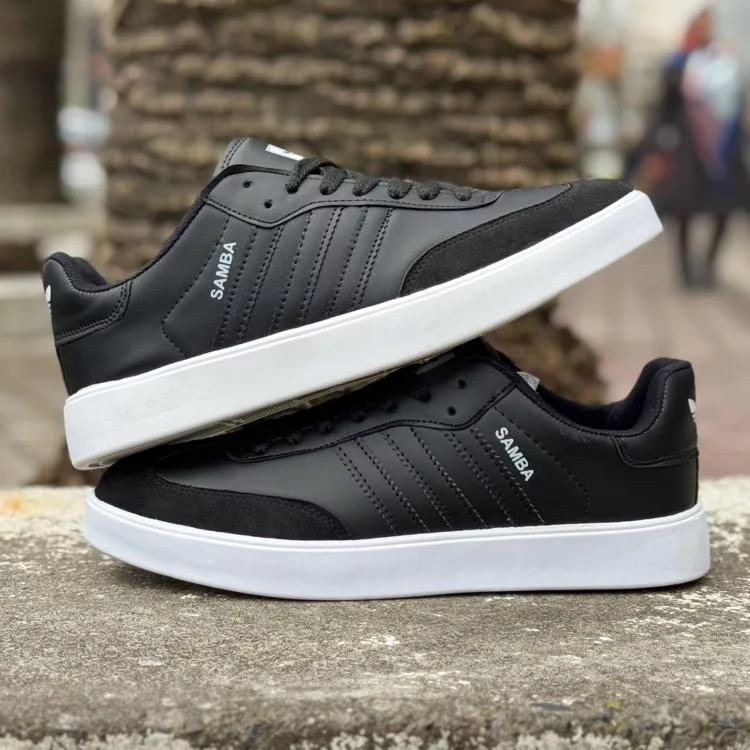 کتانی سایز بزرگ مردانه آدیداس مشکی کد 25216