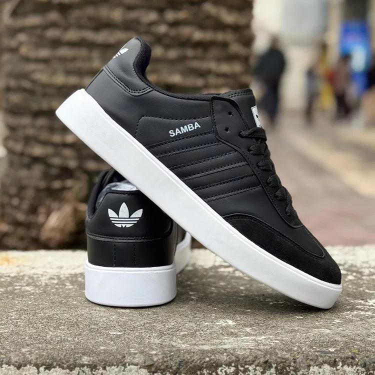 کتانی سایز بزرگ مردانه آدیداس مشکی کد 25216