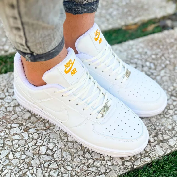 کتانی مردانه نایک ایر فورس سفید کد 25501