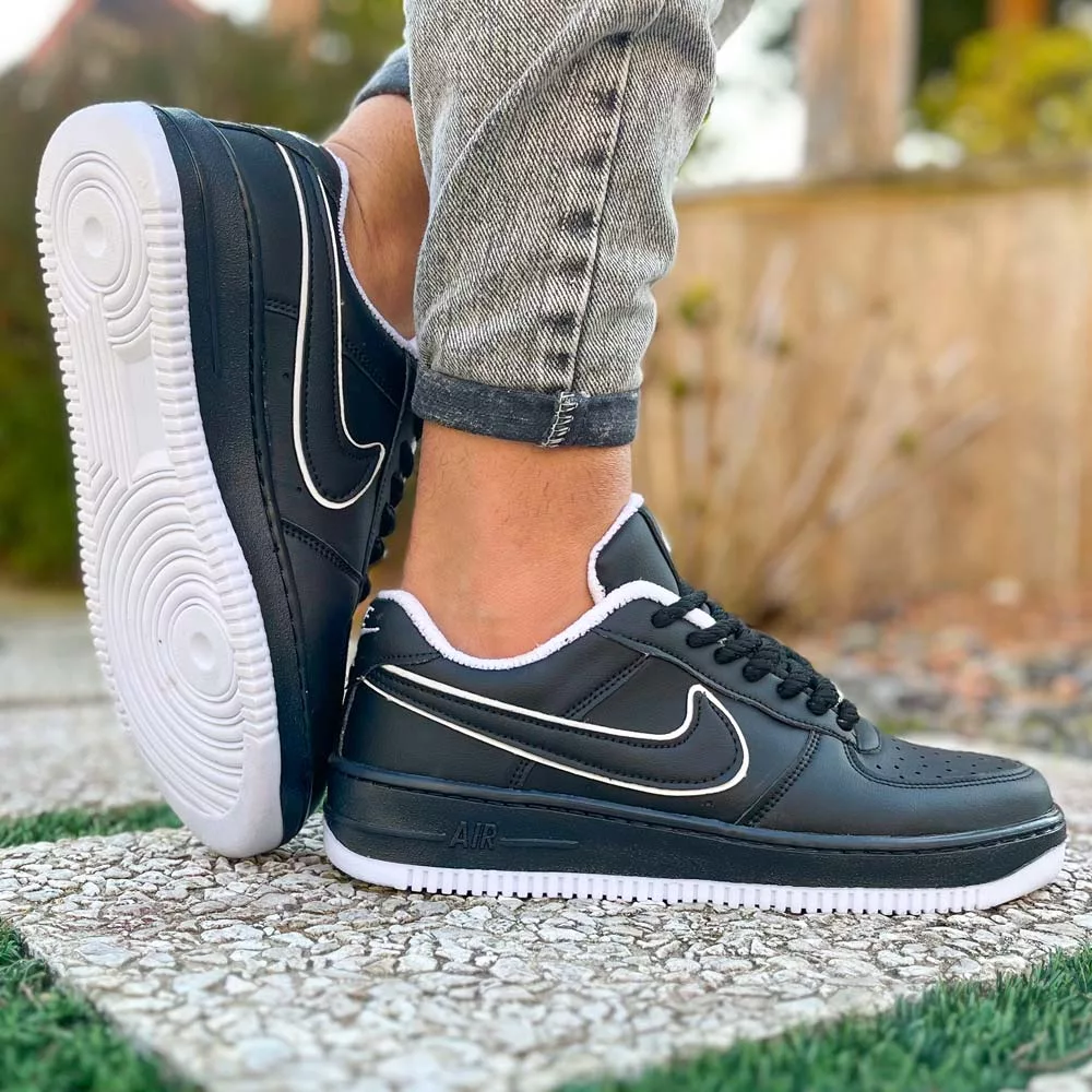 کتانی مردانه نایک ایر فورس مشکی کد 25499