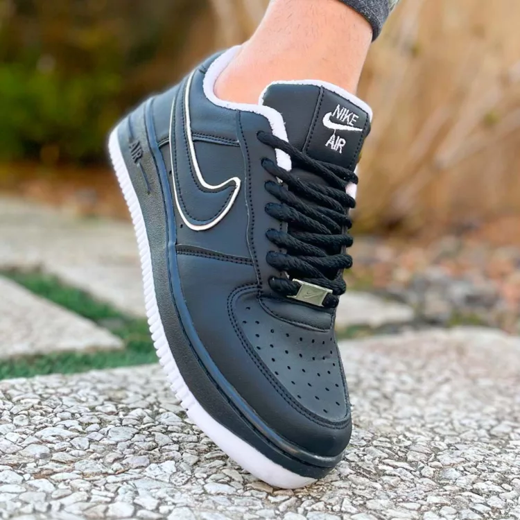 کتانی مردانه نایک ایر فورس مشکی کد 25499