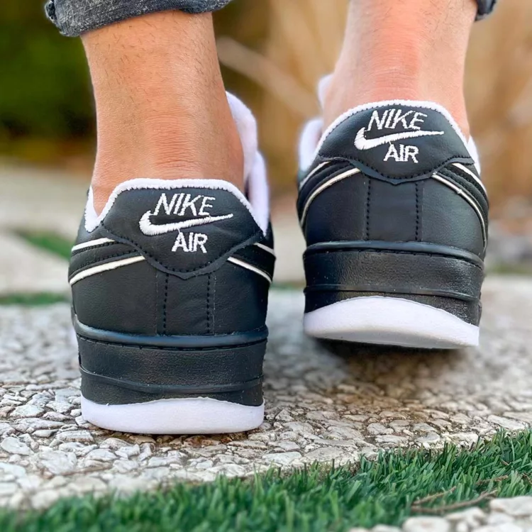 کتانی مردانه نایک ایر فورس مشکی کد 25499