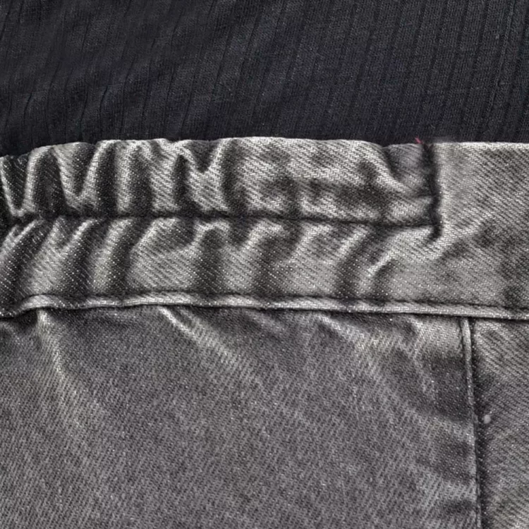 شلوار جین دخترانه مام خاکستری کد 25696