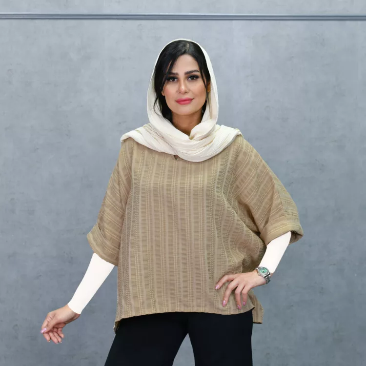 مانتو پانچ کد 25446