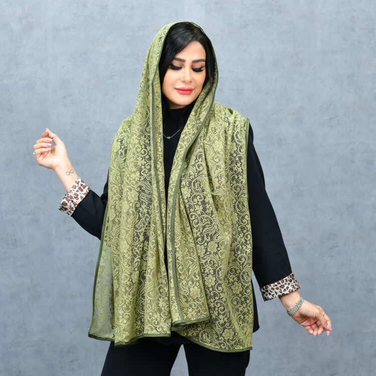 شال دخترانه گیپور کد 25678