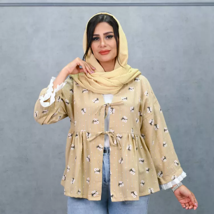 مانتو دخترانه عروسکی کد 25817