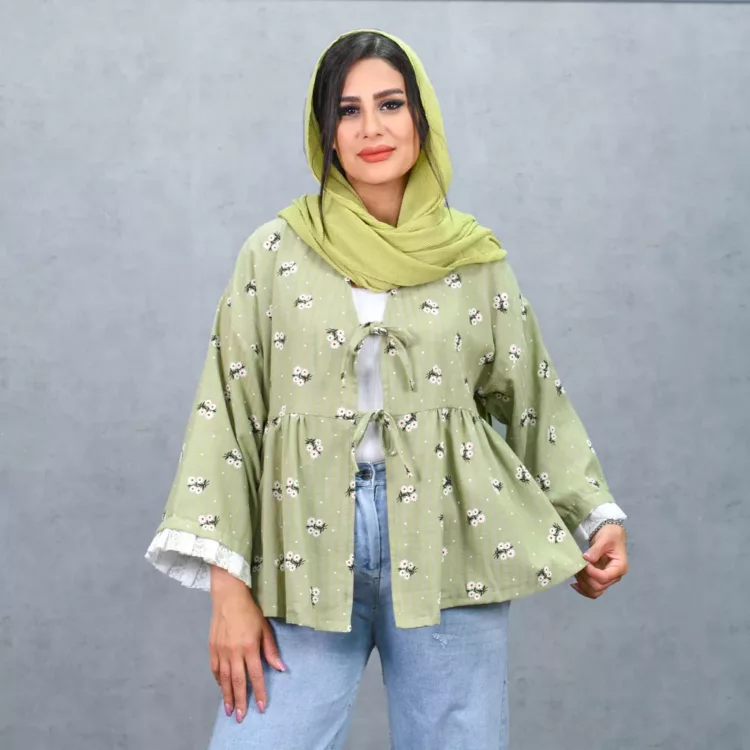 مانتو دخترانه عروسکی کد 25817
