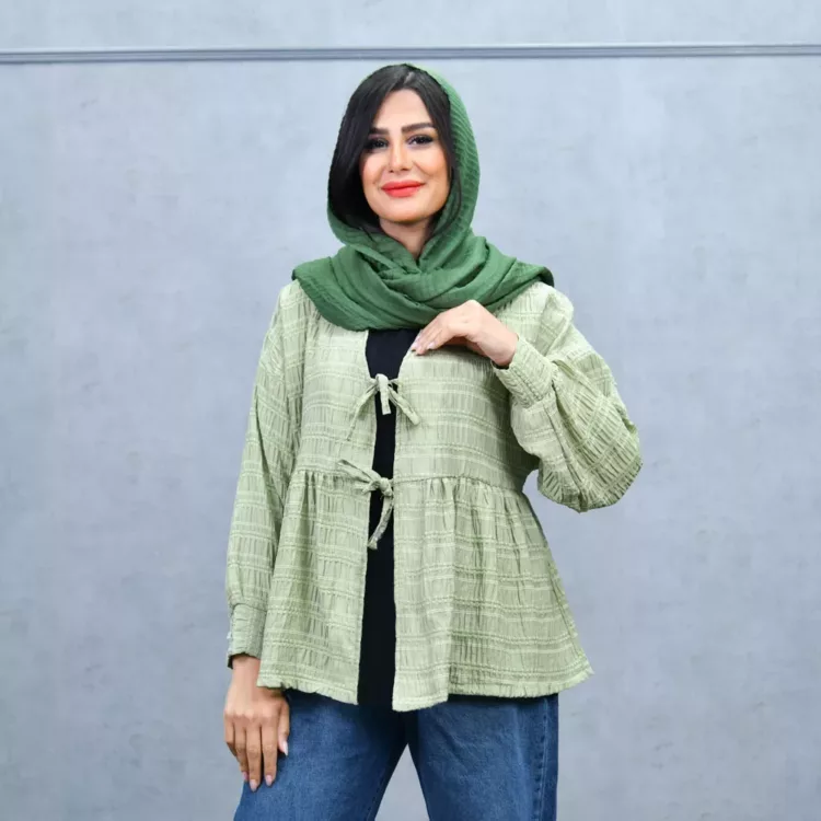 مانتو دخترانه عروسکی کد 25815