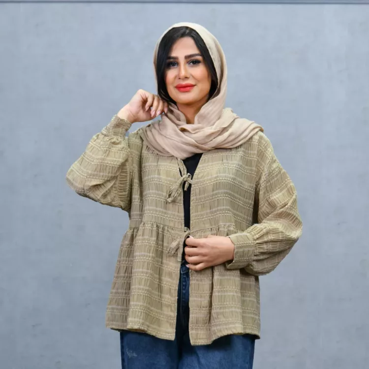 مانتو دخترانه عروسکی کد 25815