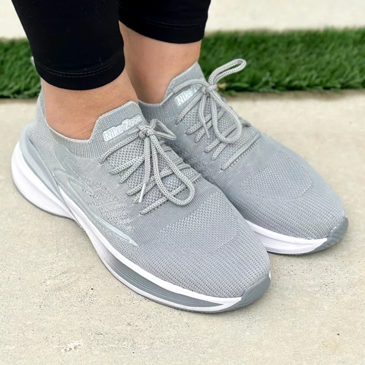 کتانی دخترانه نایک زوم طوسی کد 25781