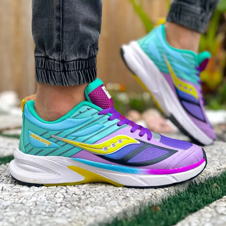 کتانی مردانه Saucony بنفش کد 25833
