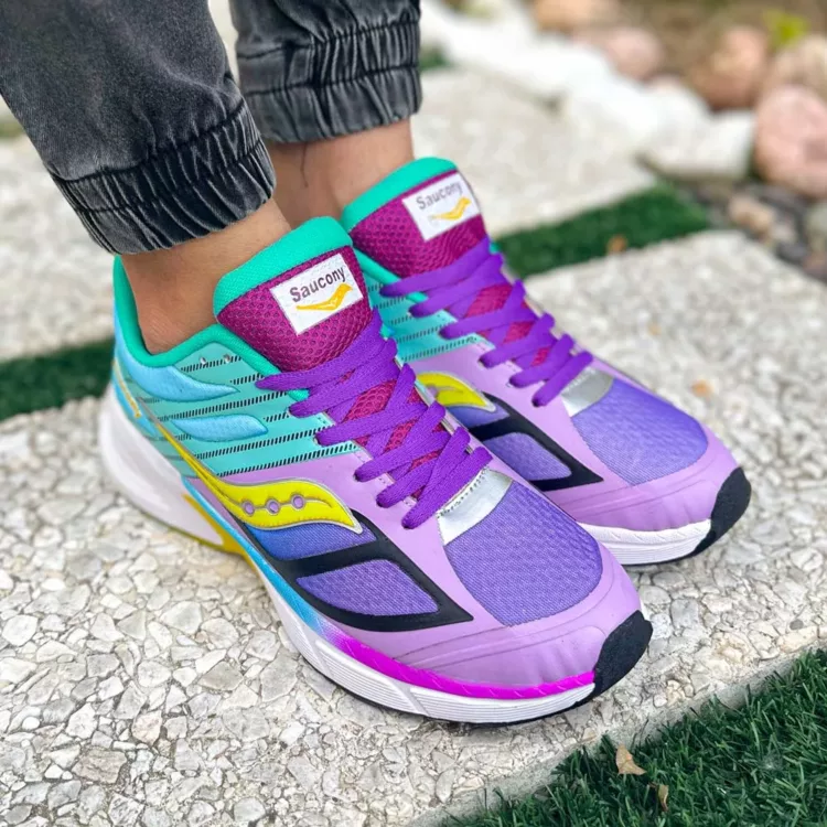کتانی مردانه Saucony بنفش کد 25833