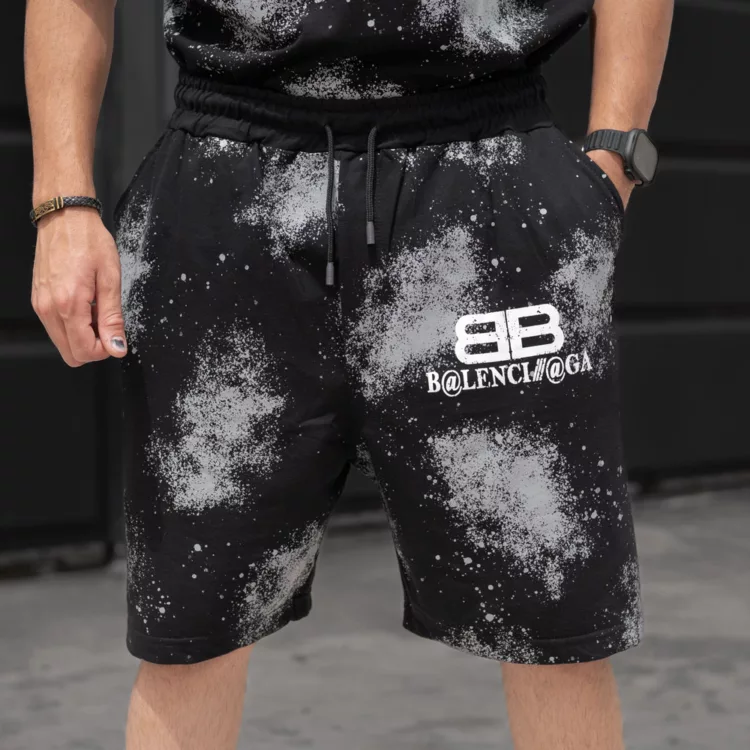 ست تیشرت و شلوارک مردانه بالنسیاگا کد 26003