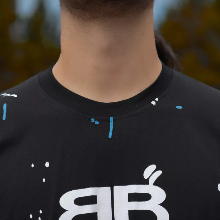 تیشرت مردانه چاپی قواره بزرگ کد 25539