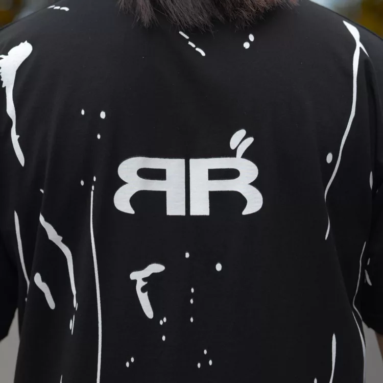 تیشرت مردانه چاپی قواره بزرگ کد 25539