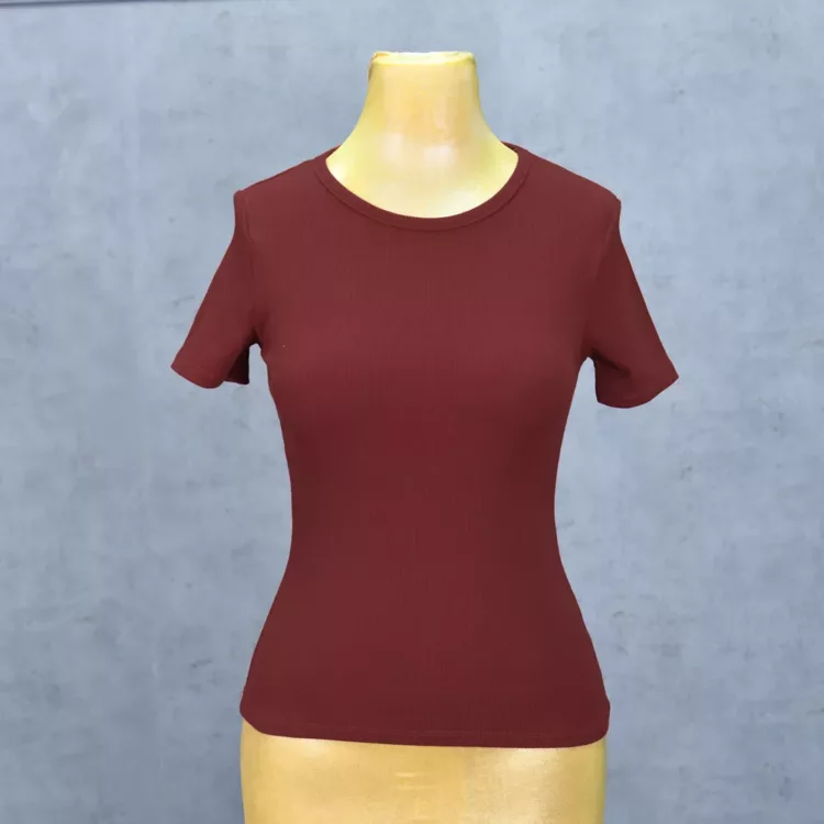 تیشرت کراپ دخترانه کد 25945