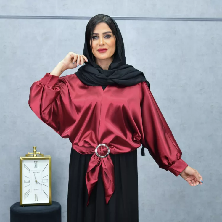 شومیز  دخترانه جلوگره کد 25974