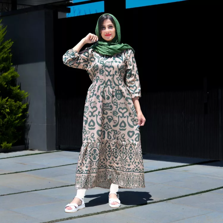 پیراهن ساحلی دخترانه کد 25995