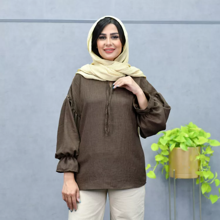 شومیز  عروسکی دخترانه کد 26011