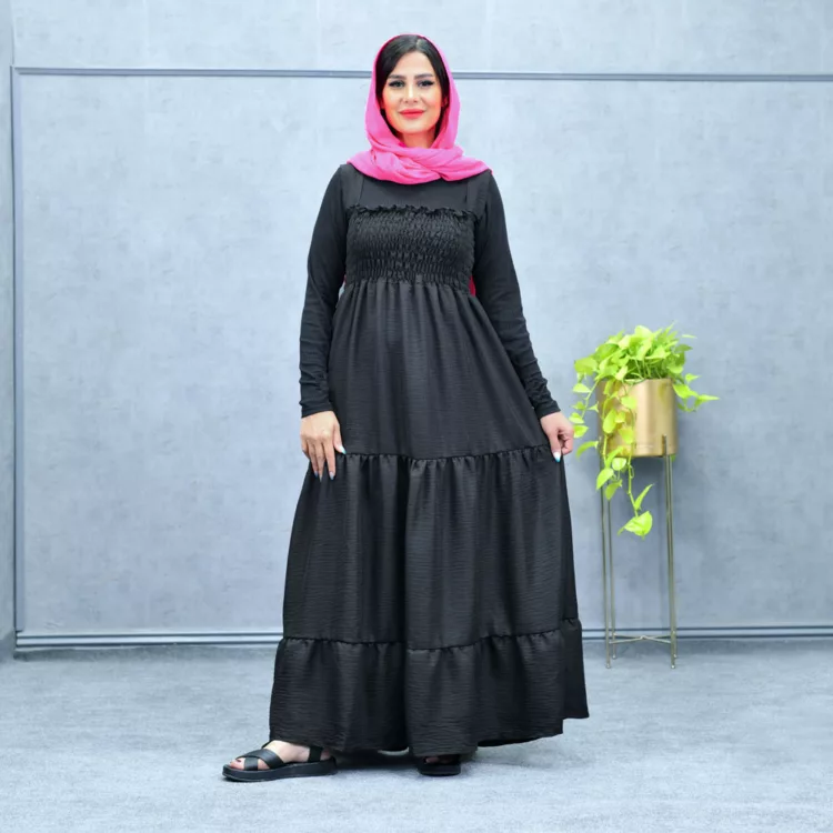 پیراهن بلند دخترانه کد 25984