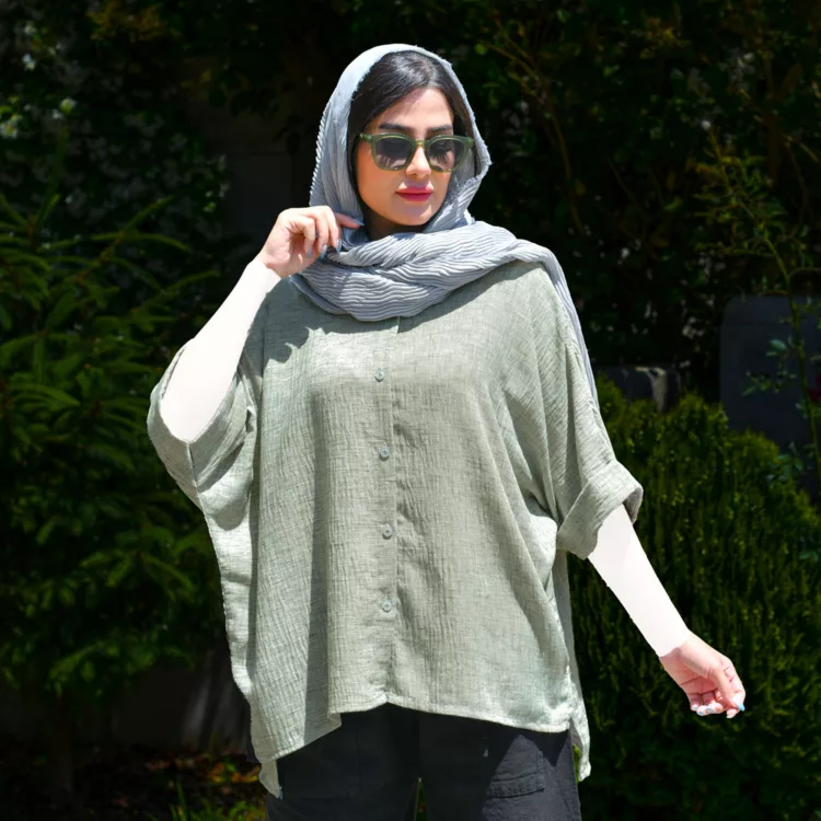 شومیز پانچ دخترانه کد 26022